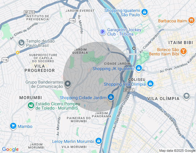 Imóvel no mapa
