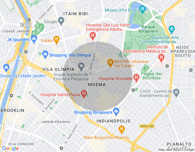 Imóvel no mapa