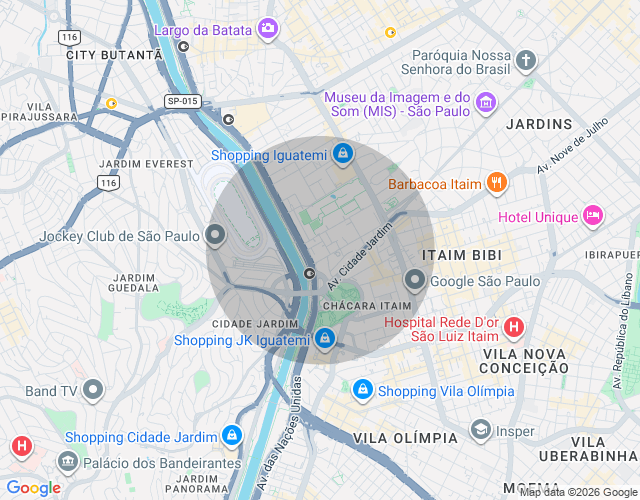 Imóvel no mapa