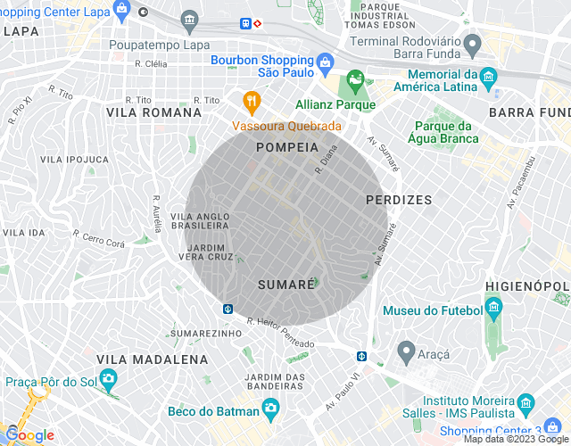 Imóvel no mapa