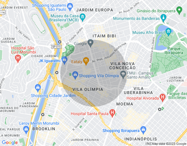 Imóvel no mapa