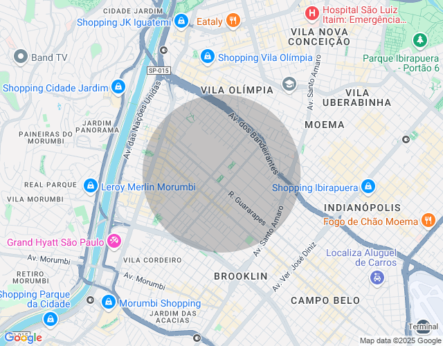 Imóvel no mapa