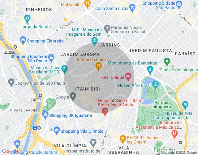 Imóvel no mapa