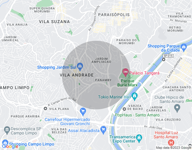 Imóvel no mapa
