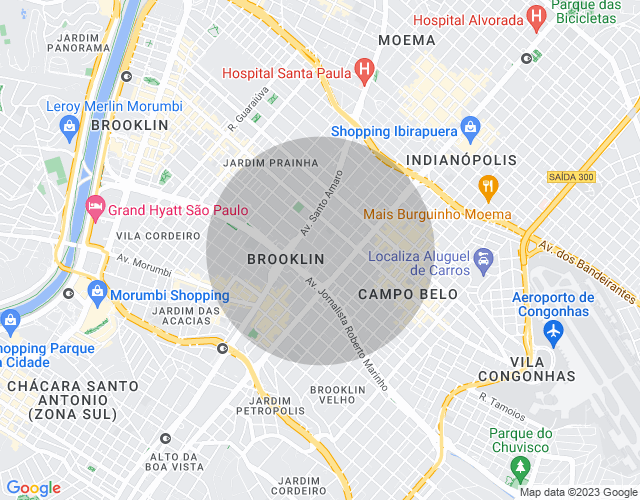 Imóvel no mapa