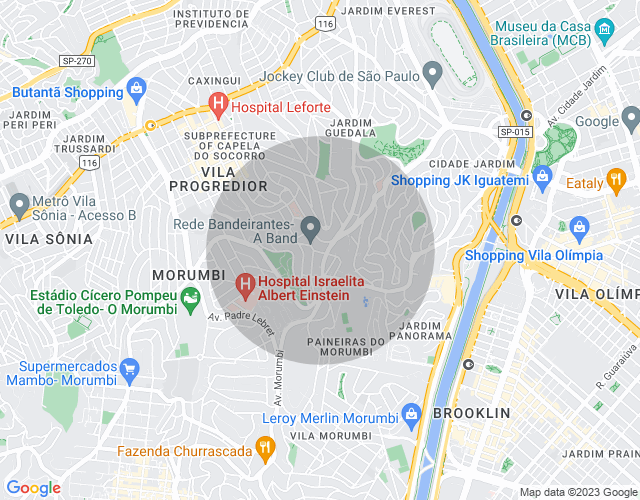 Imóvel no mapa