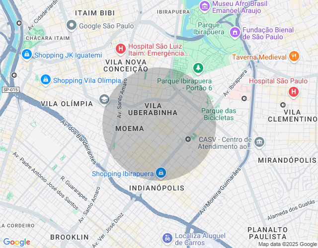 Imóvel no mapa