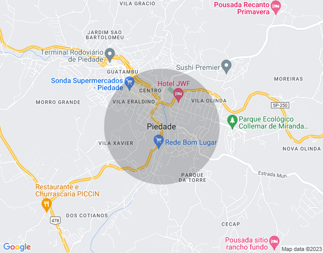 Imóvel no mapa