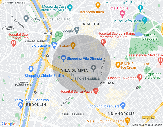 Imóvel no mapa
