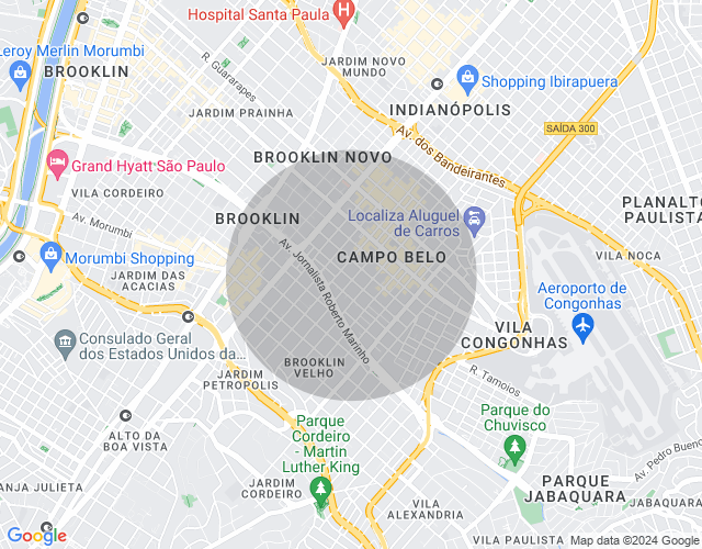Imóvel no mapa