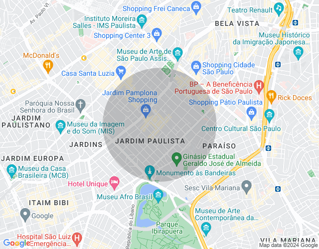 Imóvel no mapa
