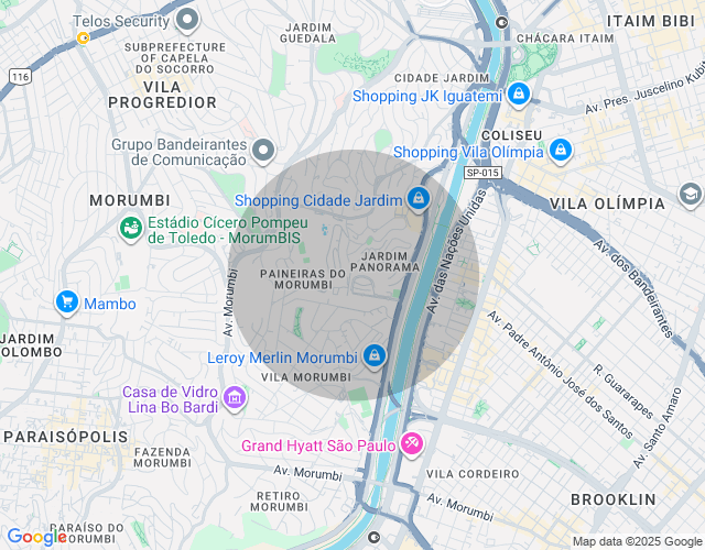 Imóvel no mapa