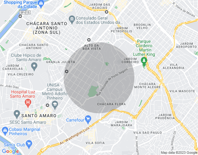 Imóvel no mapa