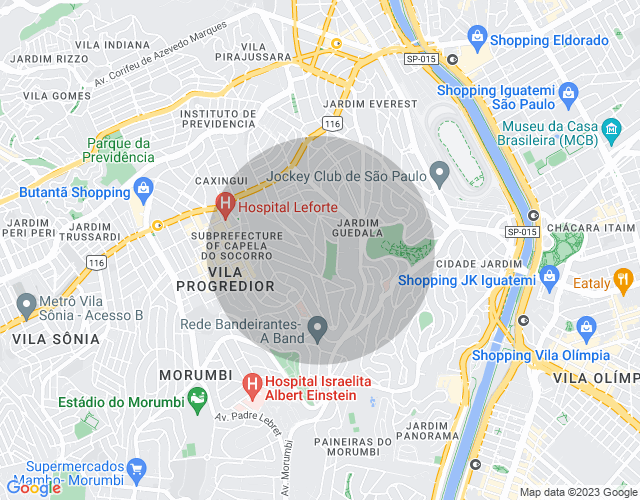 Imóvel no mapa