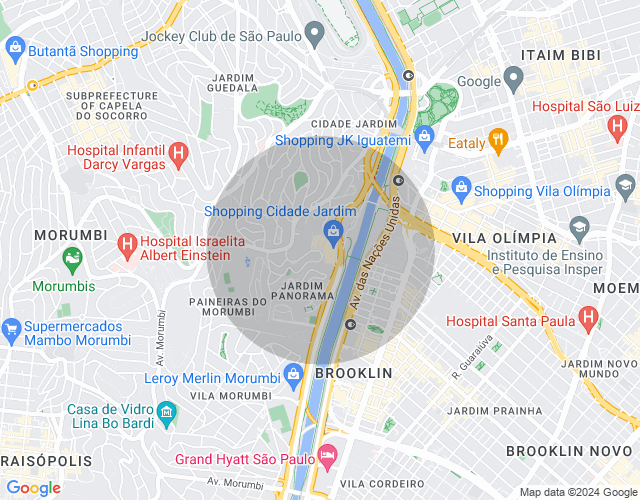 Imóvel no mapa