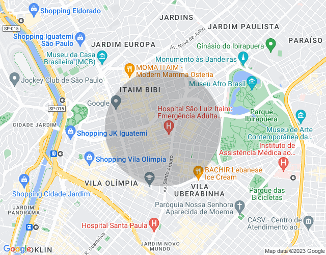 Imóvel no mapa