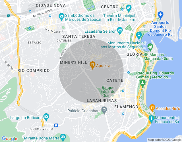 Imóvel no mapa