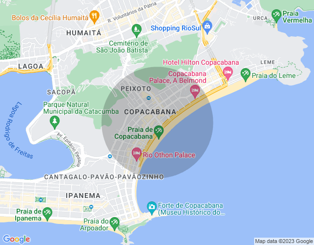 Imóvel no mapa