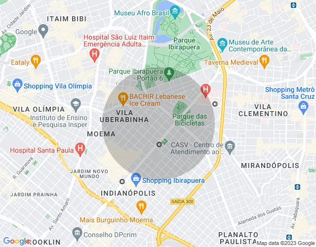 Imóvel no mapa