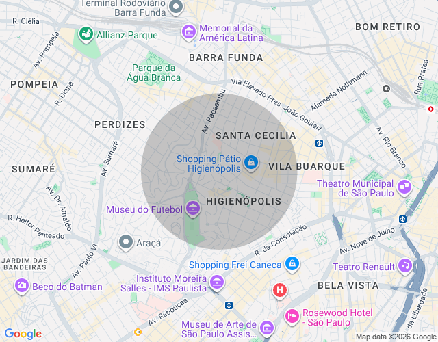 Imóvel no mapa