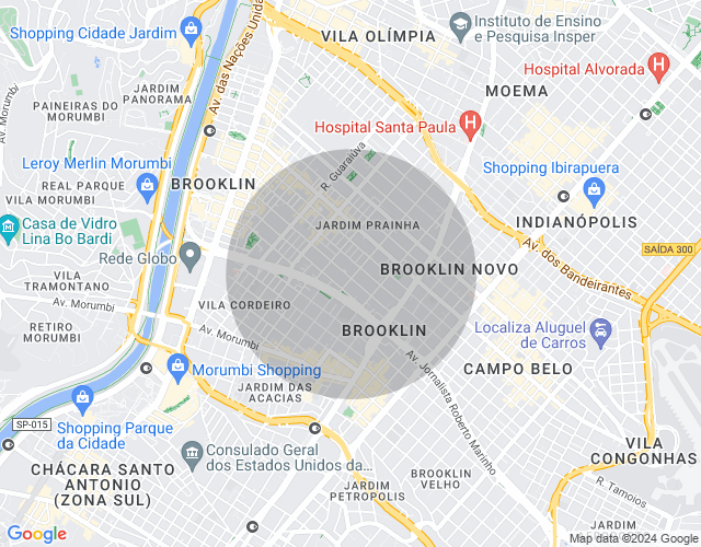 Imóvel no mapa