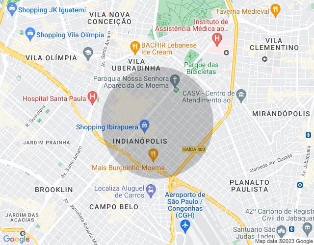 Imóvel no mapa