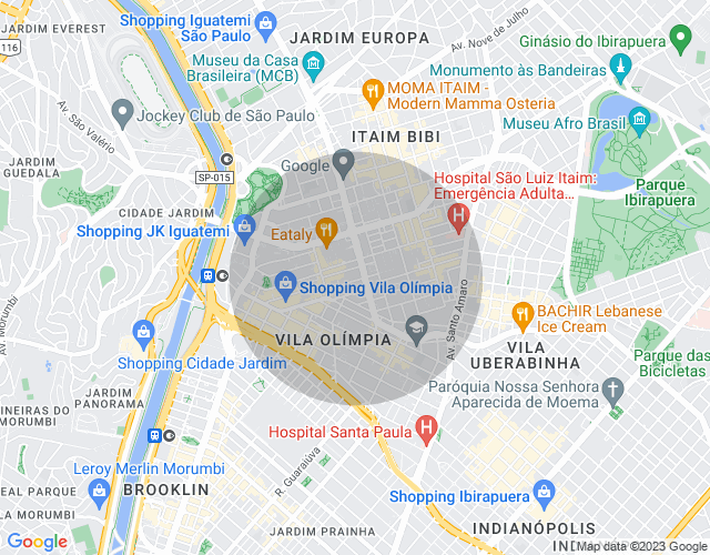Imóvel no mapa