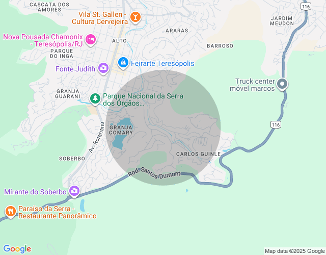 Imóvel no mapa