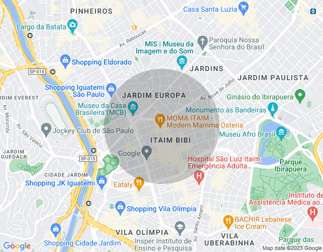 Imóvel no mapa