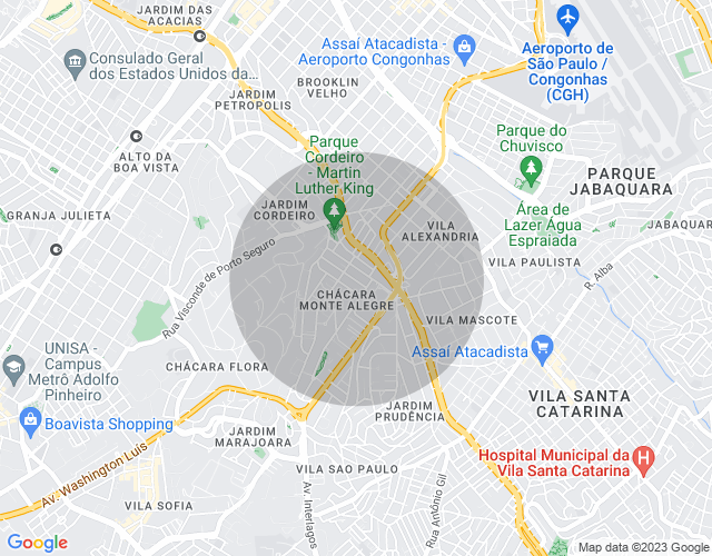 Imóvel no mapa