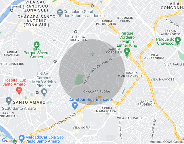 Imóvel no mapa