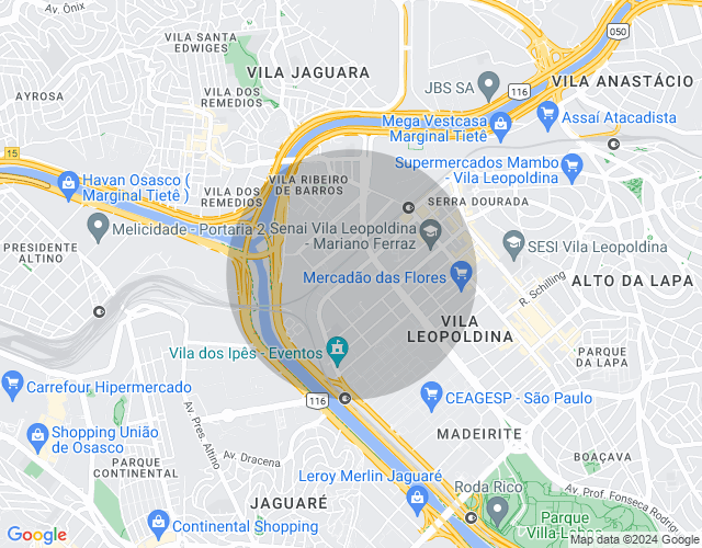 Imóvel no mapa