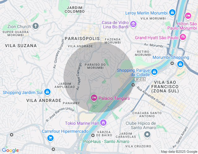 Imóvel no mapa