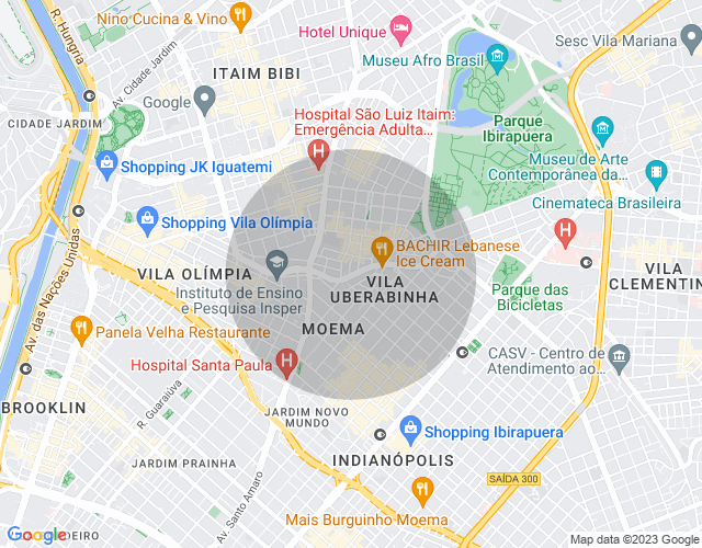 Imóvel no mapa
