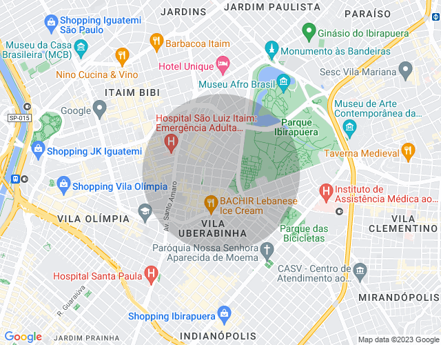 Imóvel no mapa