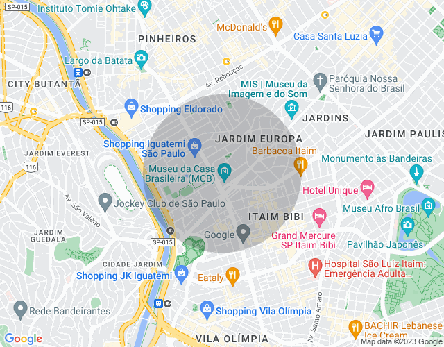 Imóvel no mapa