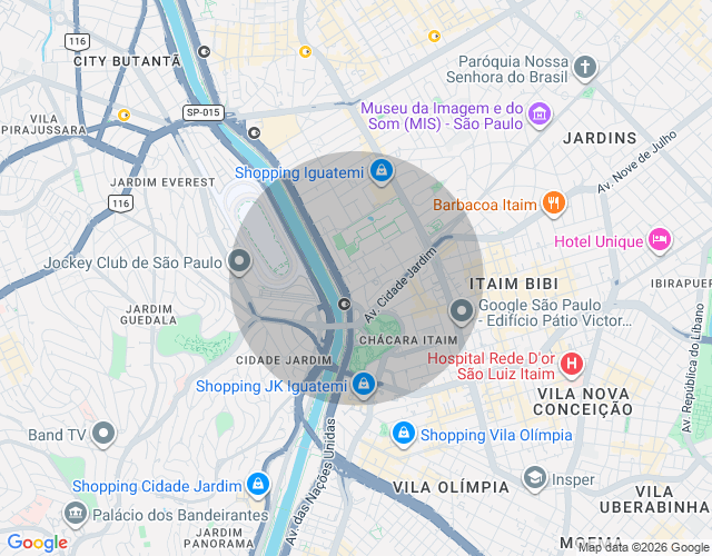 Imóvel no mapa