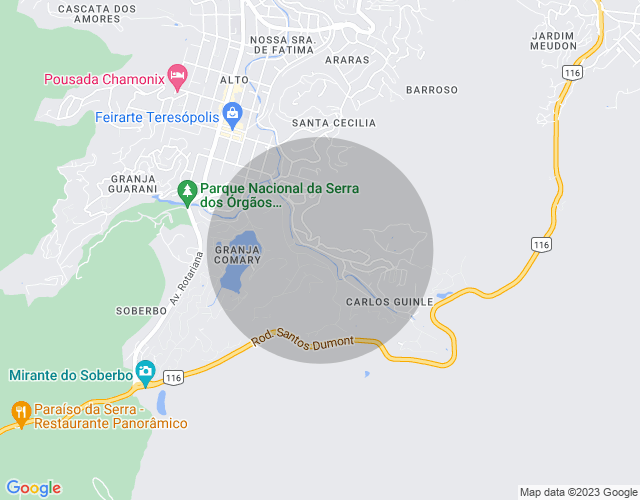 Imóvel no mapa