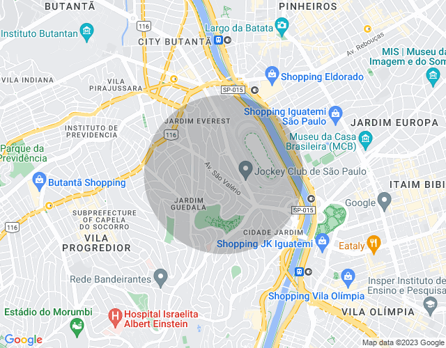 Imóvel no mapa