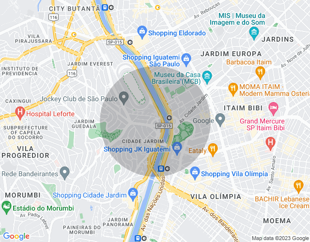 Imóvel no mapa