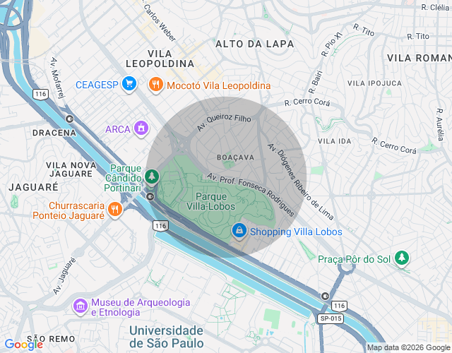 Imóvel no mapa