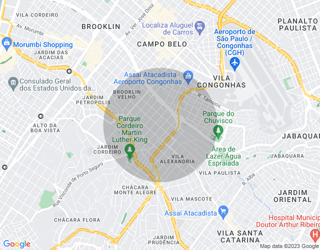 Imóvel no mapa
