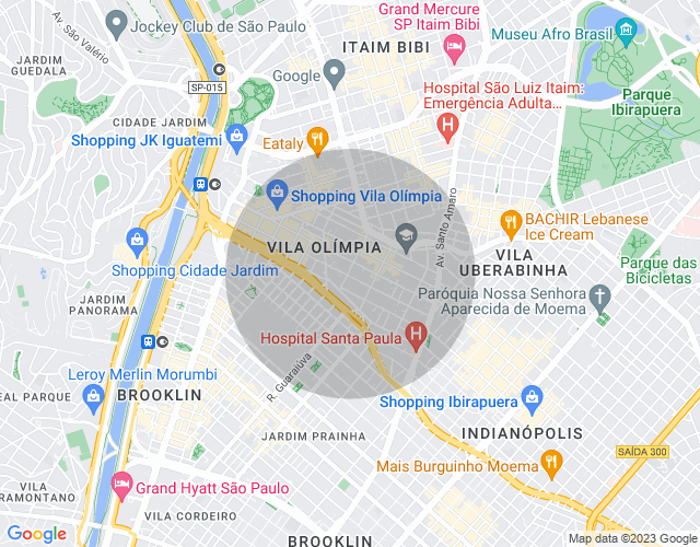 Imóvel no mapa