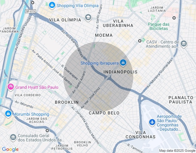 Imóvel no mapa