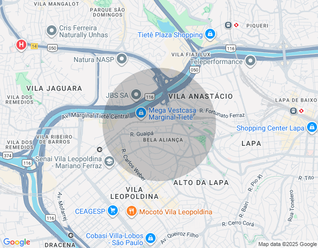 Imóvel no mapa