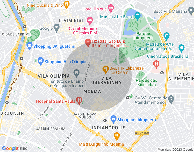 Imóvel no mapa