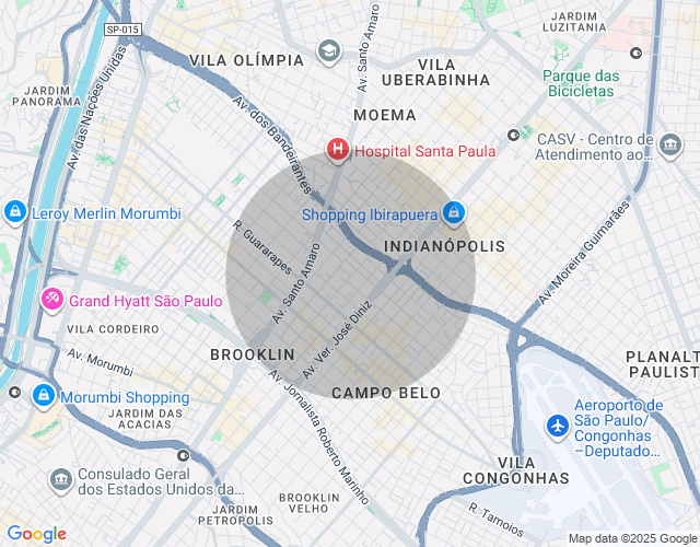 Imóvel no mapa