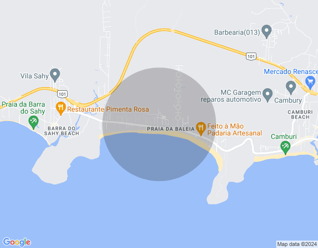 Imóvel no mapa