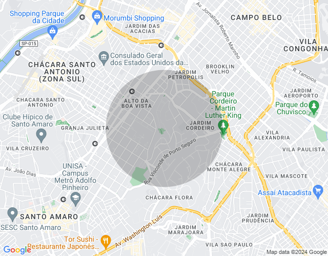 Imóvel no mapa