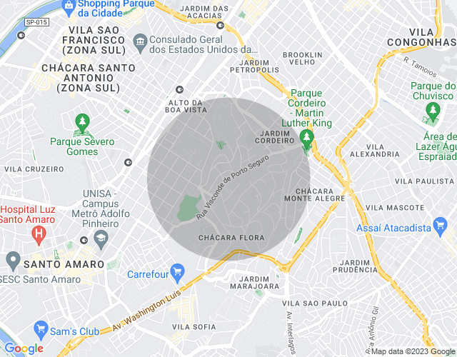 Imóvel no mapa